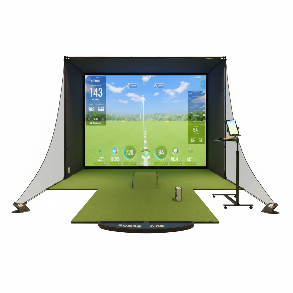 Interactive Projection Game Golf Sports Golf Simulator Portable Smarts ...