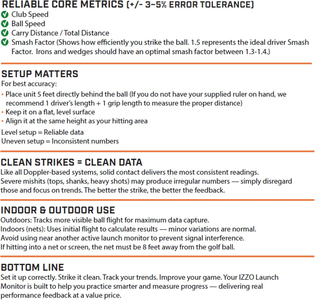 Golf Swami Launch Master Golf Launch Simulator - Golf Training Aid